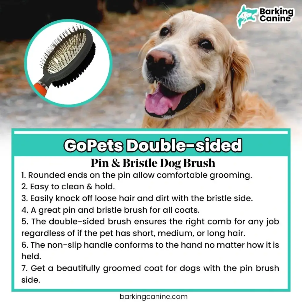 GoPets is a great pin and bristle brus